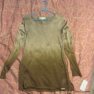 Michael kors brand new festive dressy shirt